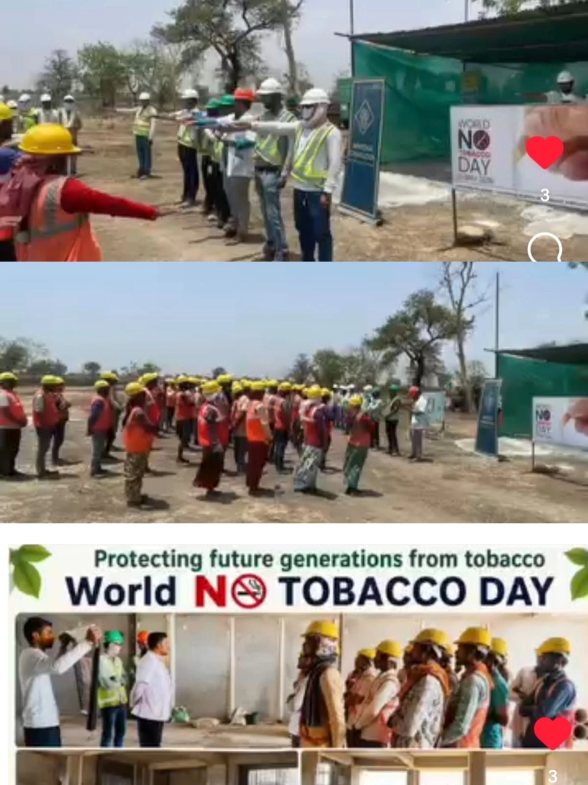 Awareness Day on World No Tobacco Day 31st May,