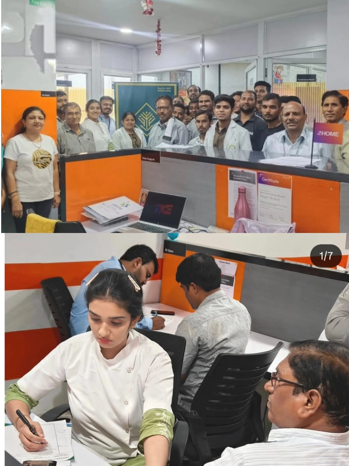 Routine Health Checkup Camp for office personnel conducted at TK Elevators, Nagpur.